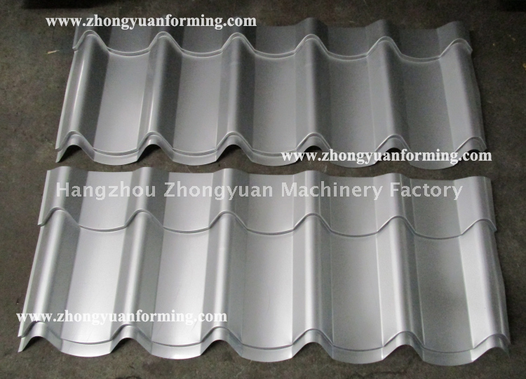 Petit pain de tuile d'étape en métal formant la machine/petit pain vitré de tuile formant la machine