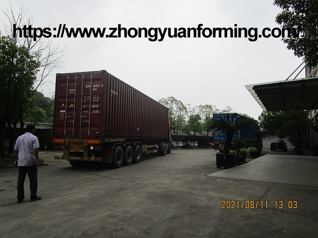 machine de formage de rouleaux de feuilles zhongyuan