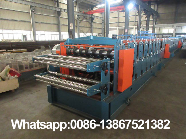 Machine de formage de rouleaux de t&ocirc;le de toiture double couche Zhongyuan