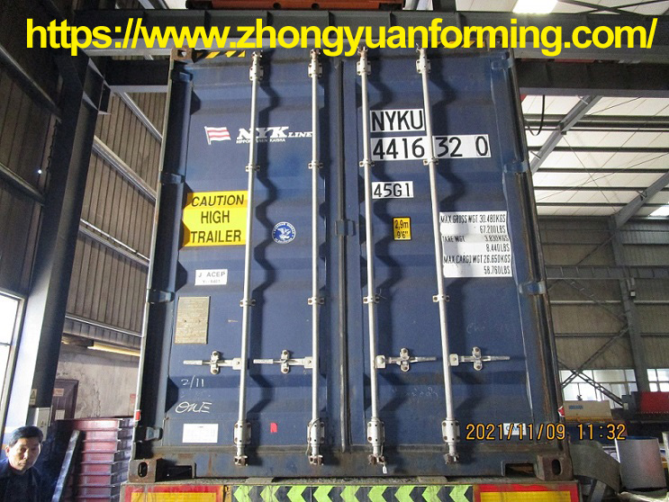 machine de formage de rouleaux de panneaux