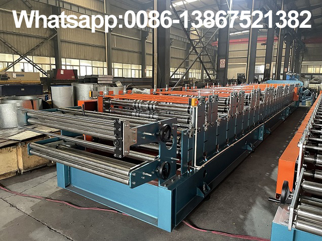 Machine de formage de rouleaux de t&ocirc;le de toiture double couche Zhongyuan