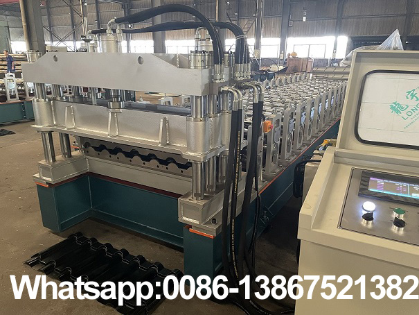 Machine de formage de rouleaux de tuiles ondul&eacute;es Zhongyuan