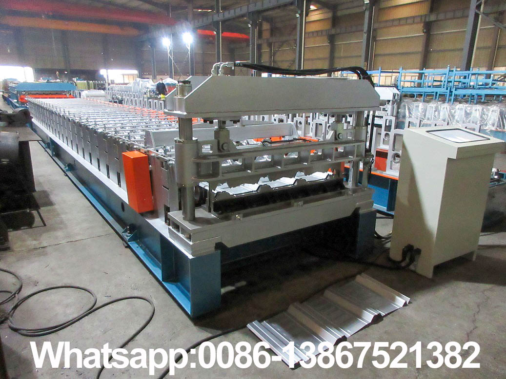 Machine de formage de rouleaux de t&ocirc;le de toit Zhongyuan