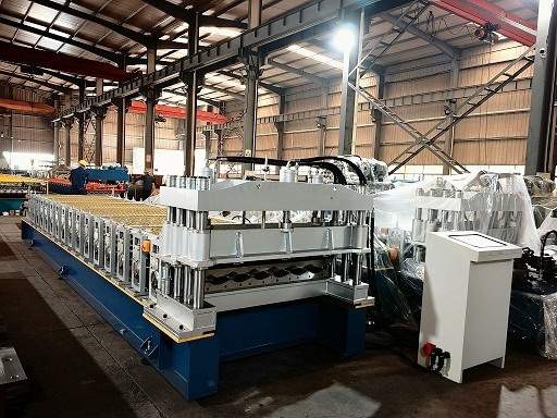 Machine de formage de rouleaux de tuiles en acier Zhongyuan