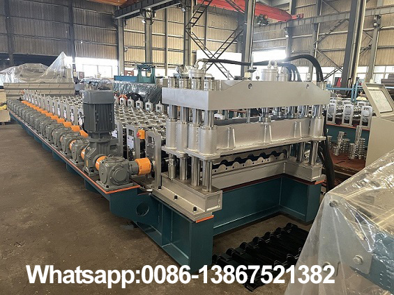 Machine de formage de rouleaux de t&ocirc;le de toit en tuiles d'acier Zhongyuan