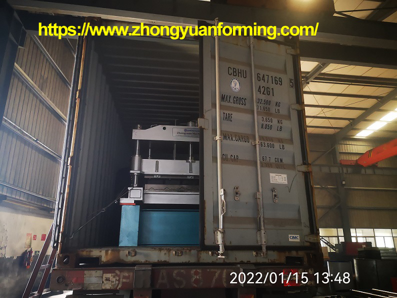 machine de formage de tuiles &eacute;tape de zhongyuan