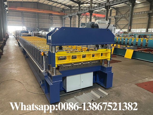 Machine de formage de rouleaux de t&ocirc;le de toit Zhongyuan