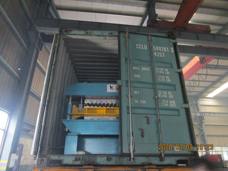 Machine de formage de rouleaux double couche Zhongyuan au Mexique