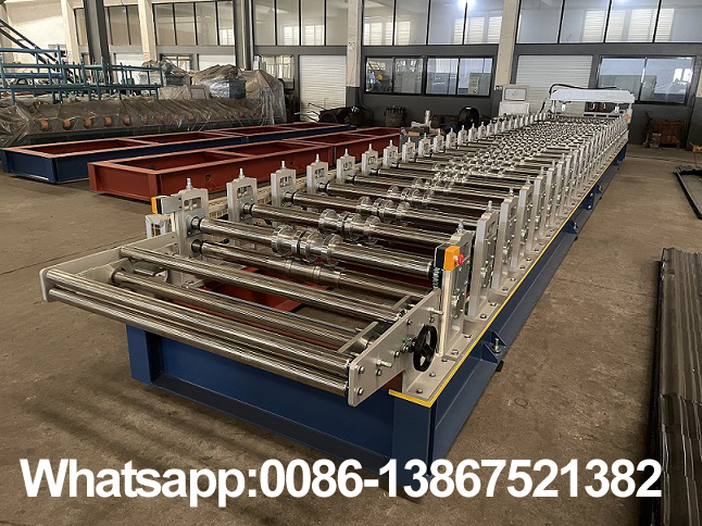 Machine de formage de rouleaux de t&ocirc;le de toit ondul&eacute; Zhongyuan