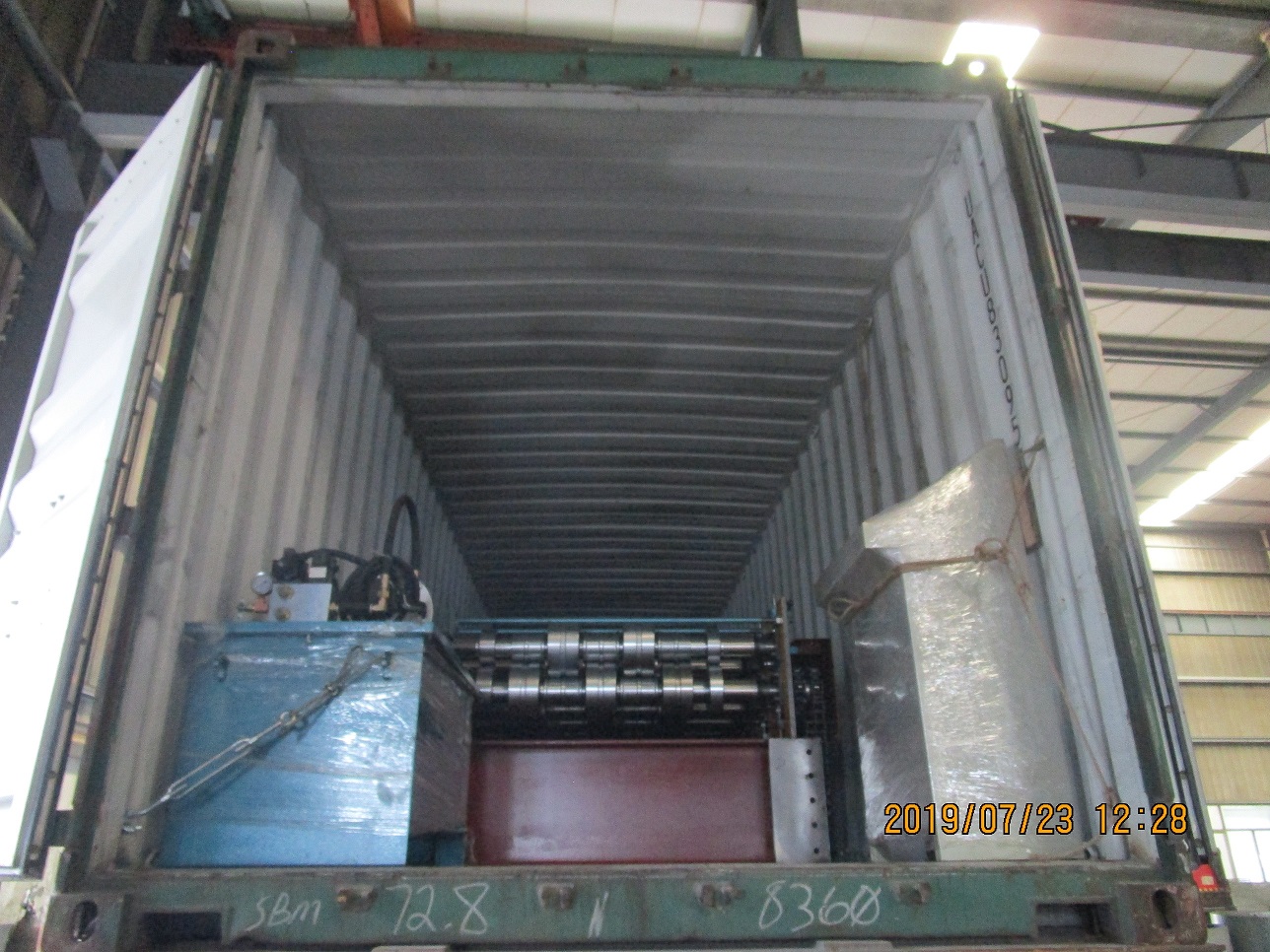 Ligne de production de machine de formage de rouleaux de plancher de platelage de structure en acier de zhongyuan