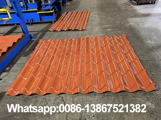 Machine de formage de rouleaux de tuiles en aluminium Zhongyuan