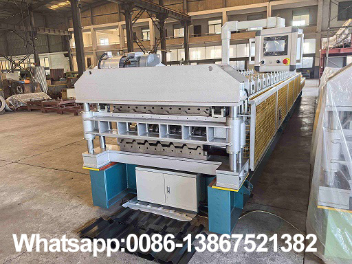 Machine de formage de rouleaux de toit double couche Zhongyuan