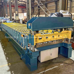 Machine de formage de rouleaux de panneaux de toit en métal avec découpe électrique