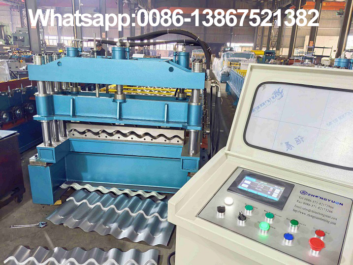 Machine de formage de rouleaux de carreaux &eacute;maill&eacute;s Zhongyuan