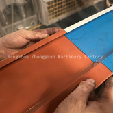 Machine de formage de rouleaux de clôture métallique en Hongrie en bonne forme