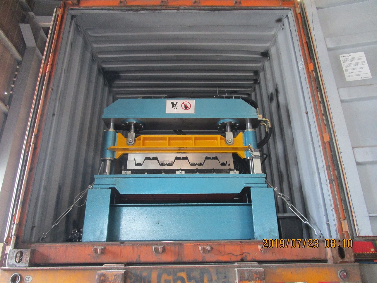 machine de formage de rouleaux de plancher de pont zhongyuan