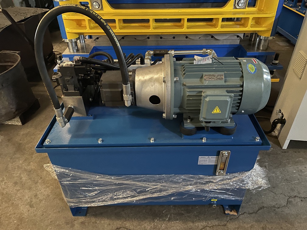 dalle de station hydraulique avec gerbeur