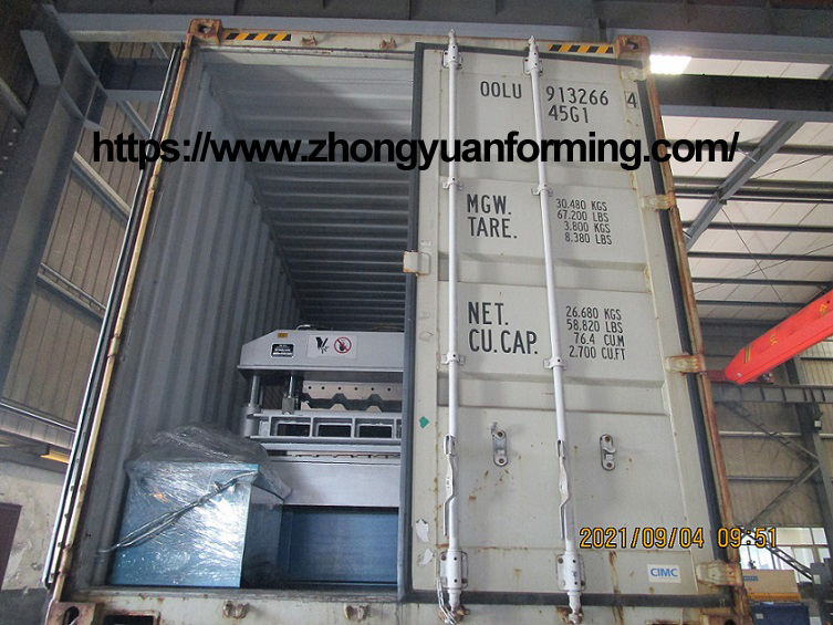 machine de formage de rouleaux zhongyuan