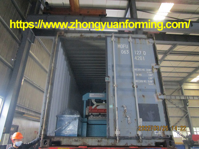 machine de formage de rouleaux de panneaux muraux zhongyuan