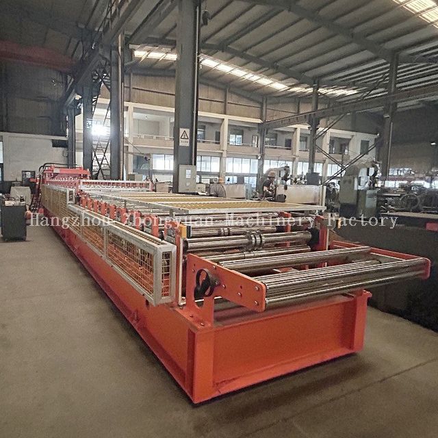 Machine de formage de rouleaux double couche pour toit et tuile, à vendre avec empileur de 6M