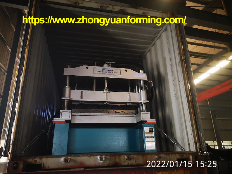 Machine de formage de rouleaux de tuiles Metrocopo de Zhongyuan