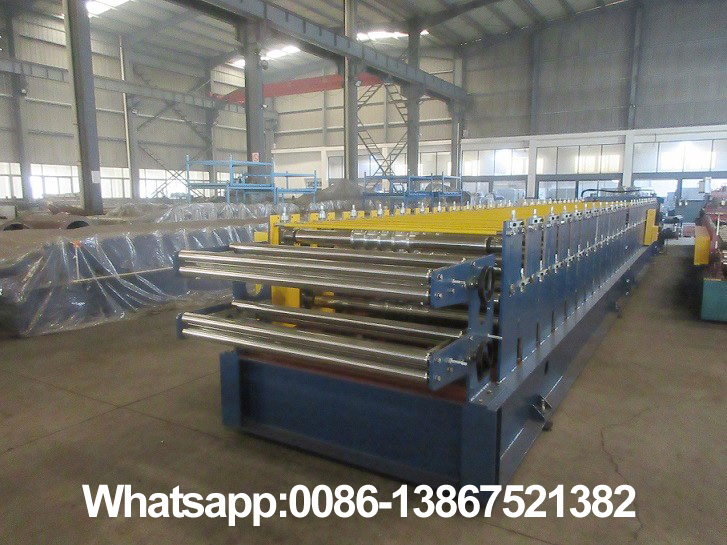 Machine de formage de rouleaux de t&ocirc;le de toiture double couche Zhongyuan