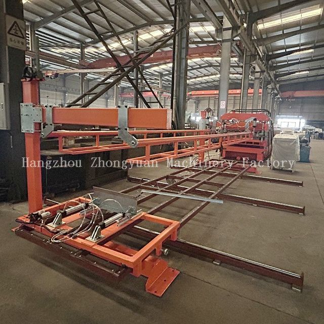 Machine de formage de rouleaux double couche pour toit et tuile, à vendre avec empileur de 6M