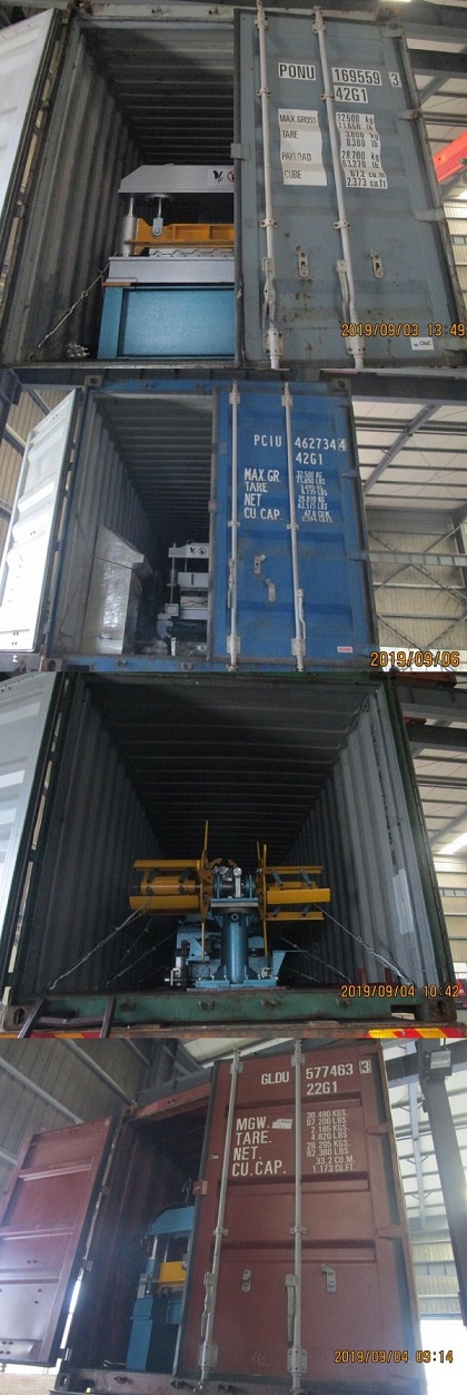 Machine de formage de rouleaux de m&eacute;tal zhongyuan en septembre 2019